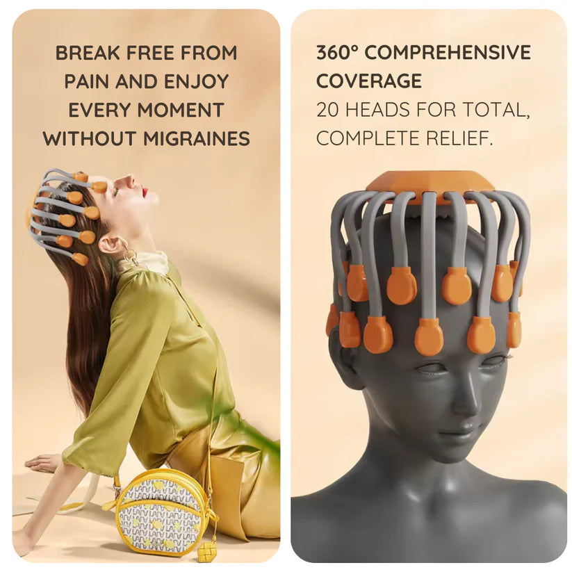 Vibrax™ Head Massager for Migraine Relief