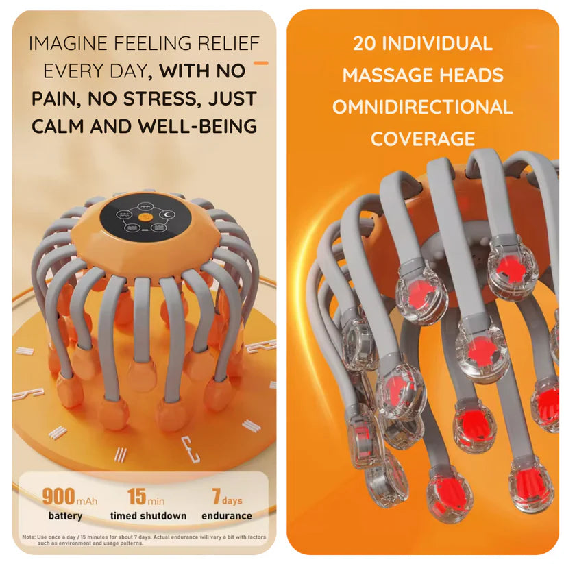 Vibrax™ Head Massager for Migraine Relief
